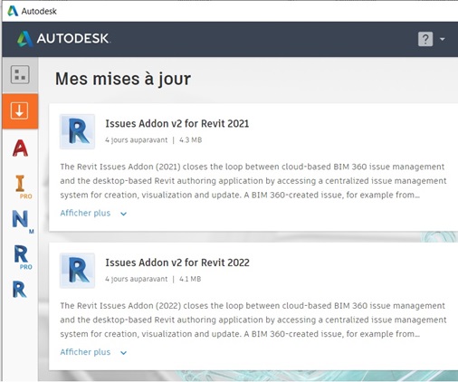 [Nouveauté] Plugin Revit issues pour Revit 2021 et Revit 2022