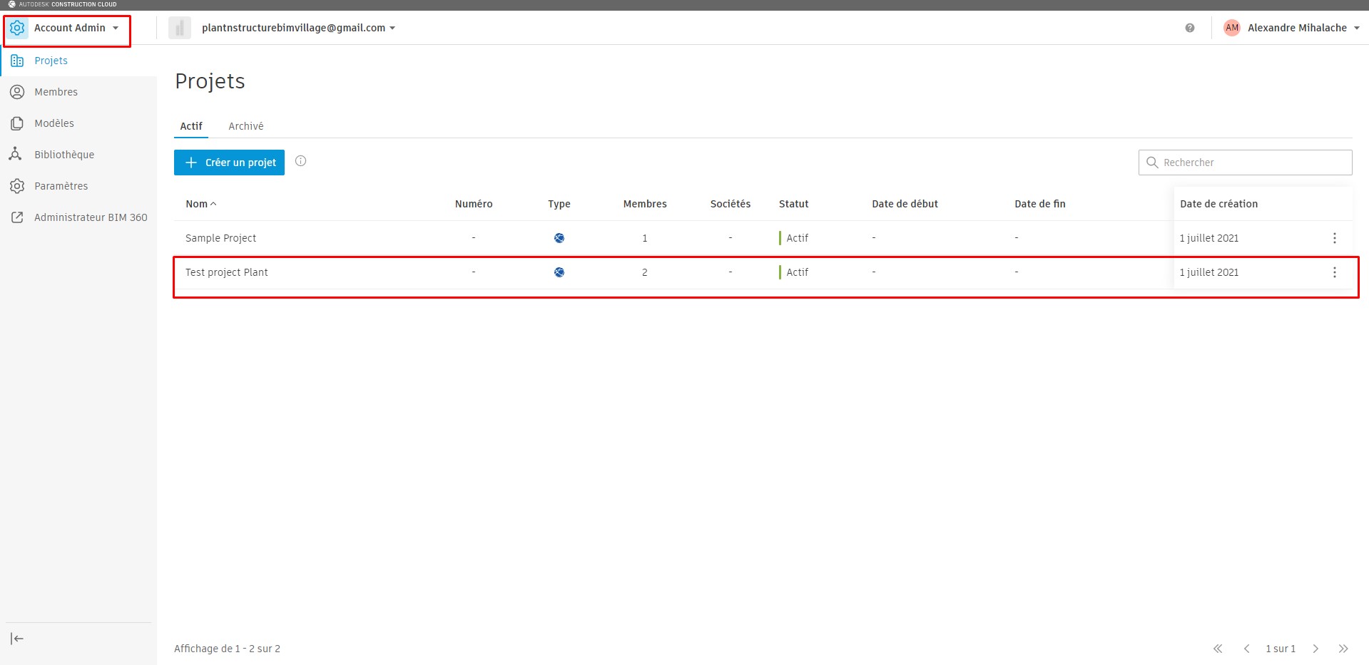 Village BIM - Account-Admin