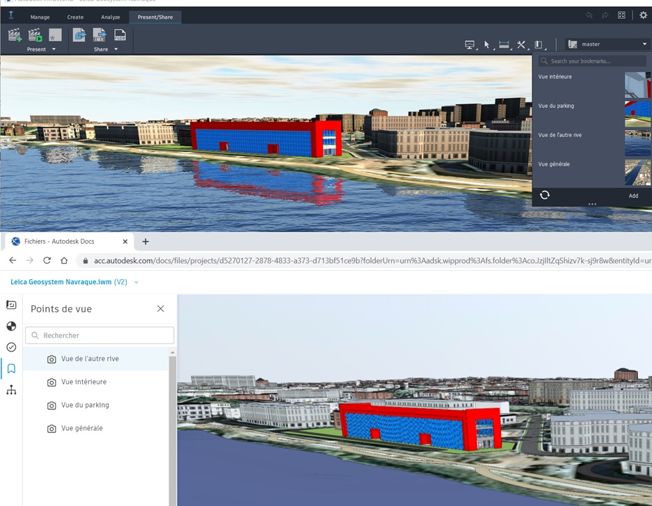 [Nouveauté] Autodesk Doc intégration des signets InfraWorks