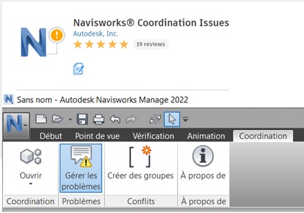 [Nouveauté] Mise à jour du plugin Navisworks Coordination Issues