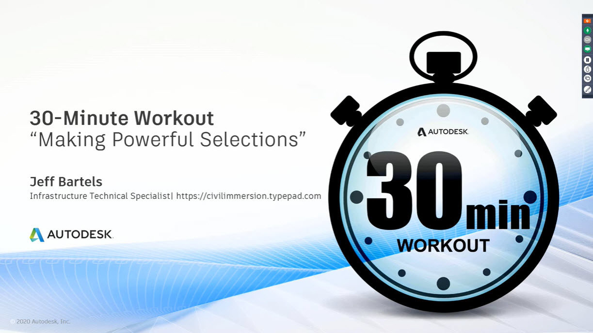 [Astuce] Trucs et astuces avec Civil 3D : découvrez la très riche série « 30 min Workout »