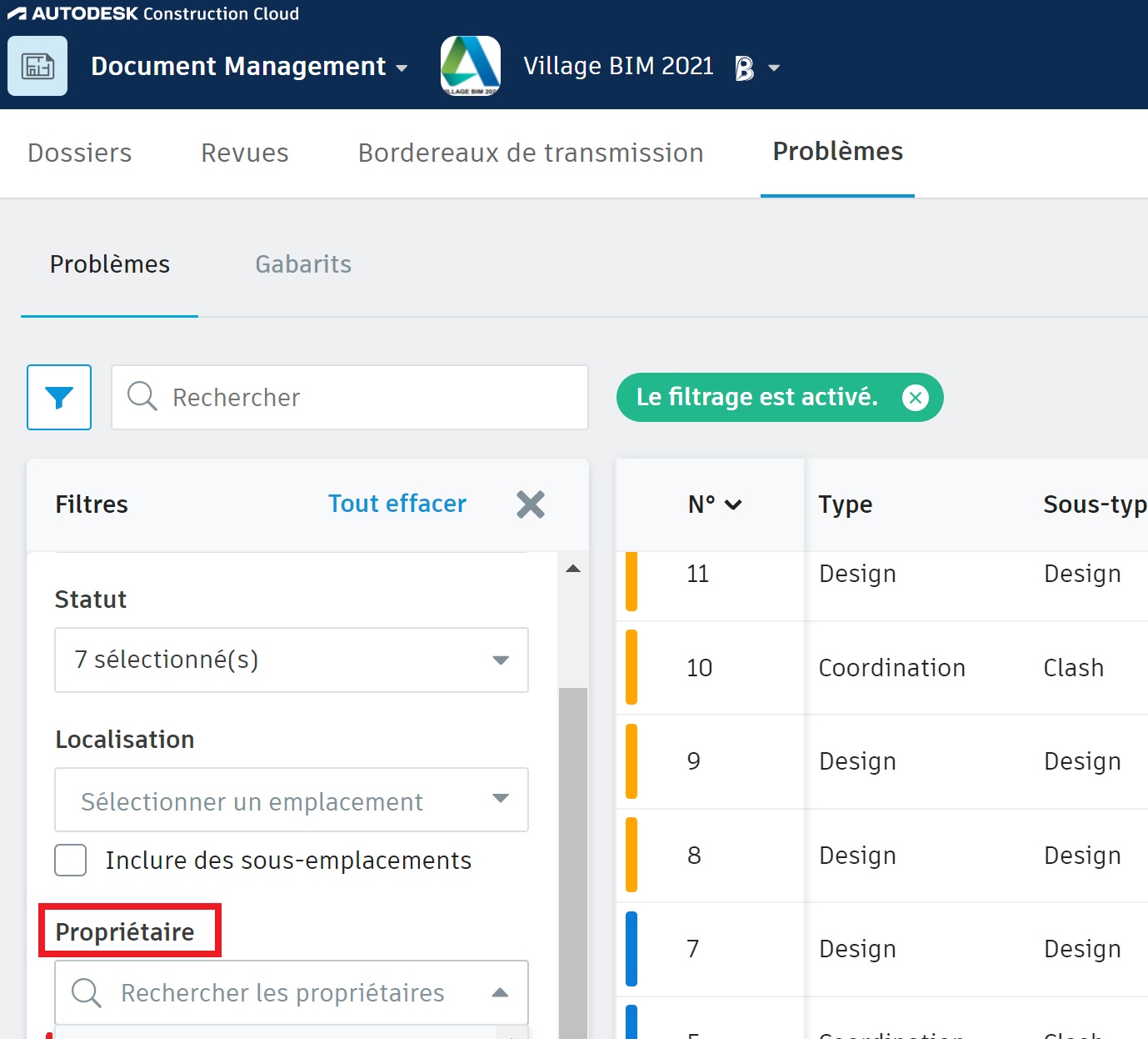 [Nouveauté] Autodesk BIM 360 – Les observations filtrées par auteur