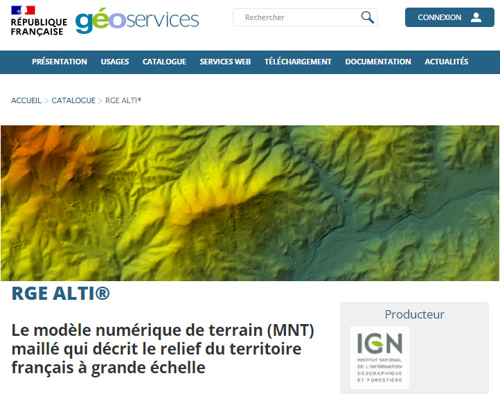 [Astuce] Les données RGE ALTI avec InfraWorks et Civil 3D