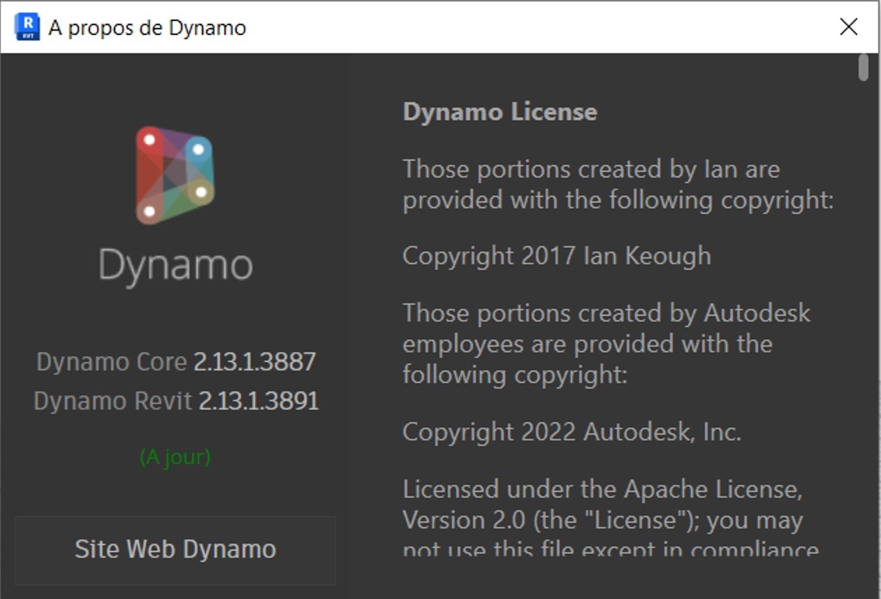 [Nouveauté] Revit for Dynamo version 2.13
