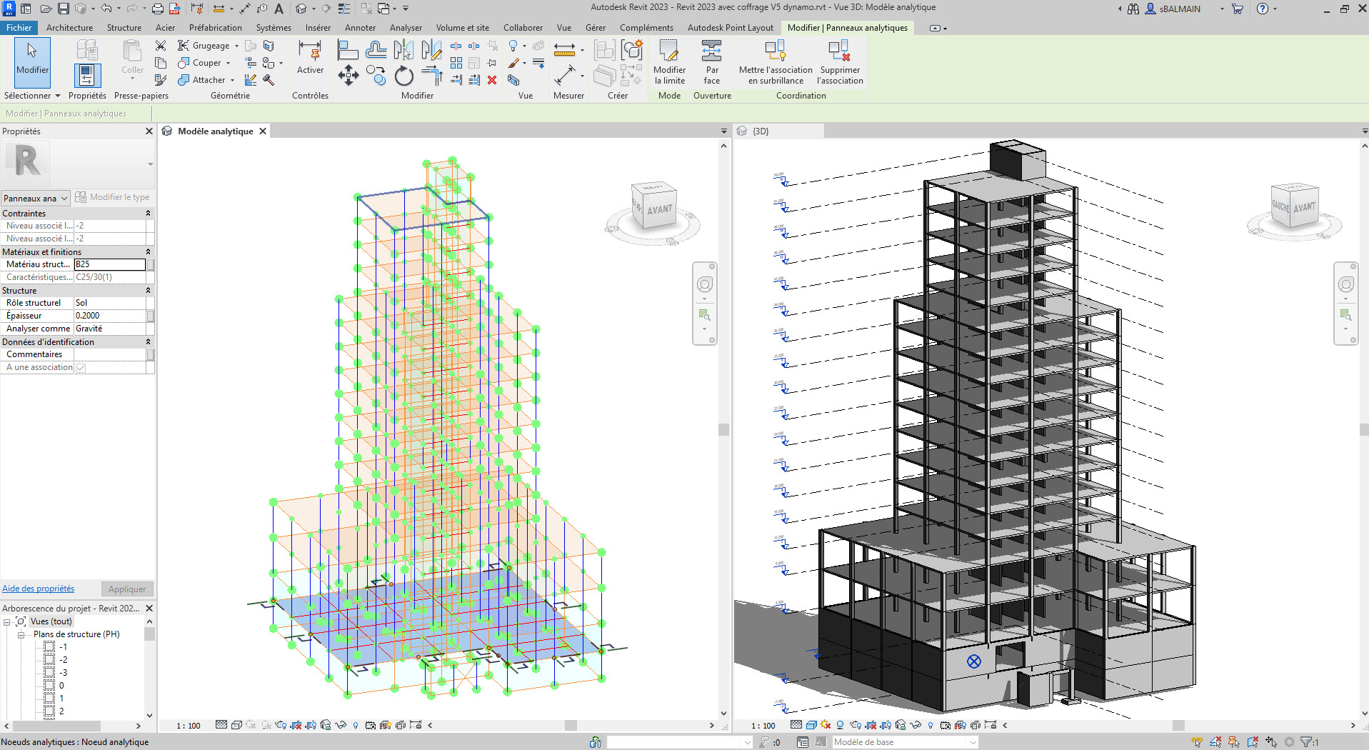[Nouveauté] Le nouveau modèle analytique sous Revit 2023