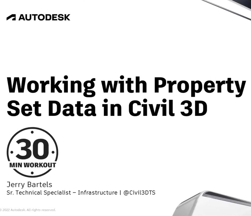 [Astuce] L&rsquo;incontournable série « 30 min Workout » sur Civil 3D et AutoCAD continue !