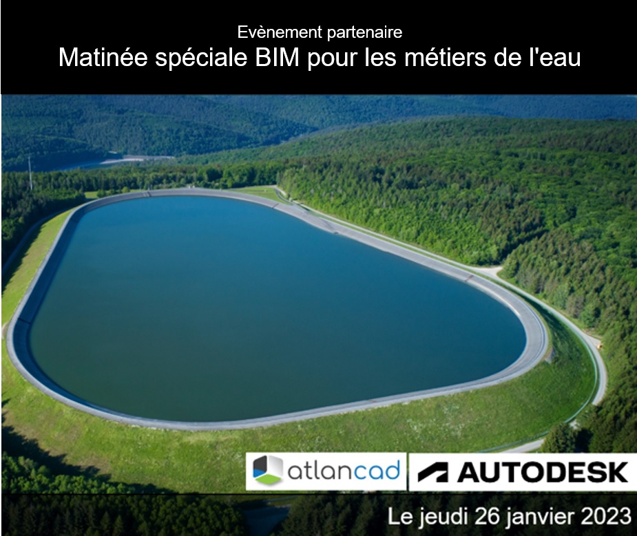 [Evènement partenaire] Matinée spéciale BIM pour les métiers de l&rsquo;eau