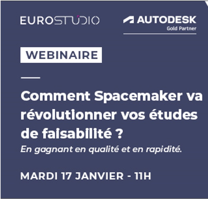 [Webinaire partenaire] Autodesk Spacemaker, comment révolutionner vos études de faisabilité ?