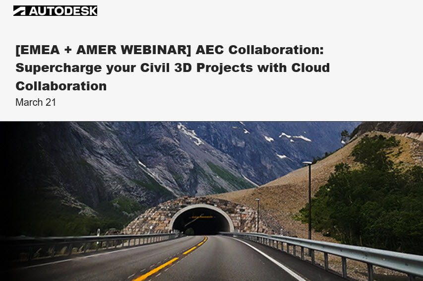 [Webinaire Autodesk] Boostez vos projets Civil 3D grâce la collaboration dans le cloud !