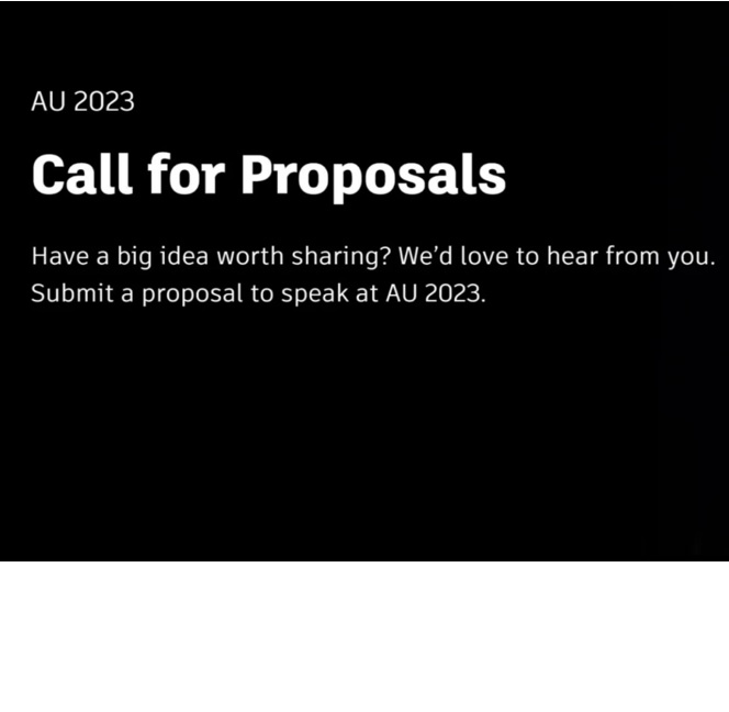 [Evènement Autodesk] Autodesk University 2023 : Appel à candidatures