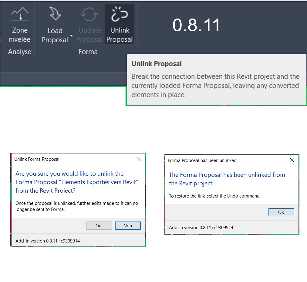 [Nouveauté] Autodesk Forma – Version 0.8.11 du complément Forma pour Revit