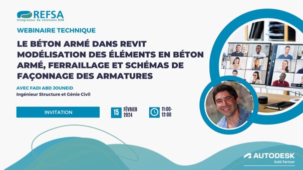[Webinaire Partenaire]  Le Béton armé avec Revit