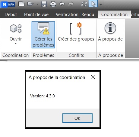 [Mise à jour] Le complément Navisworks Coordination Issues version 4.3