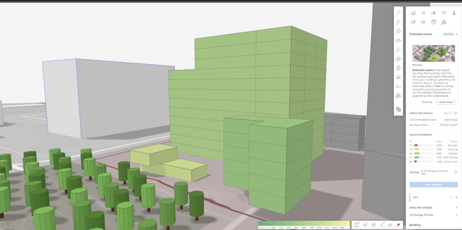 [Nouveauté] Autodesk Forma – Le carbone embarqué en aperçu technologique