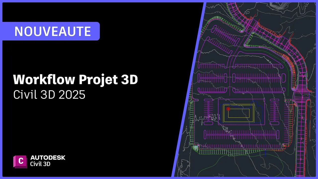 [Nouveauté] Création de projet 3D avec Civil 3D 2025