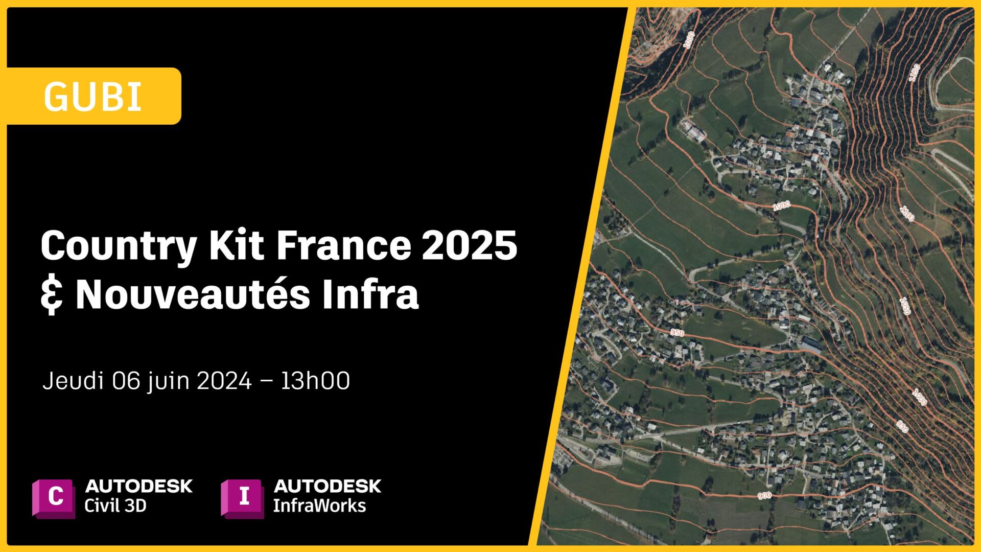 [GUBI] Dernières nouveautés infra & Country Kit 2025, le 06 juin à 13h00
