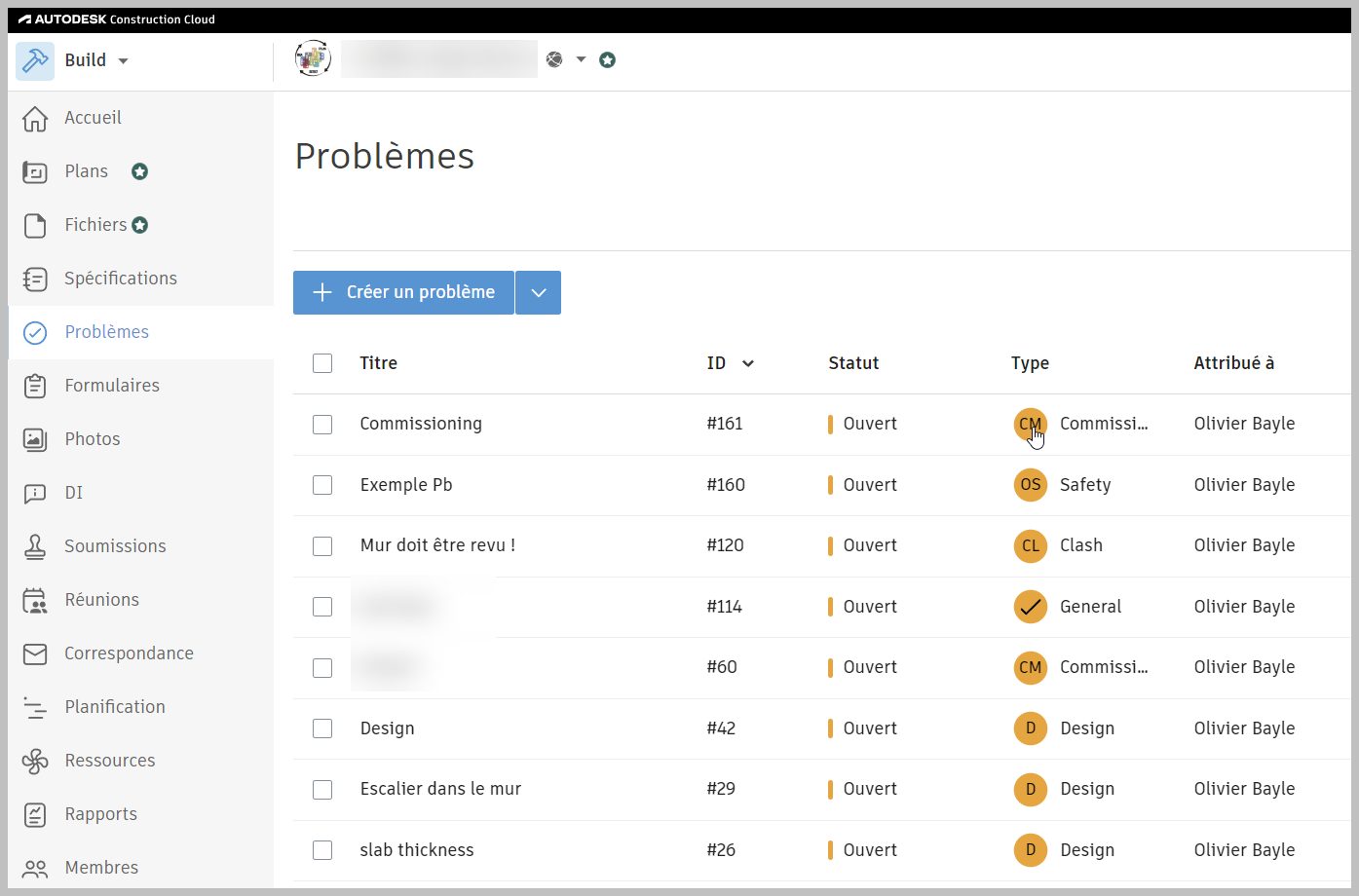 [A savoir] Autodesk Docs et Build – Import par lot de problèmes via tableur