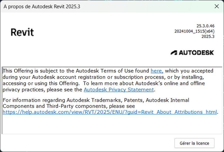 [Nouveauté] La mise à jour Revit 2025.3