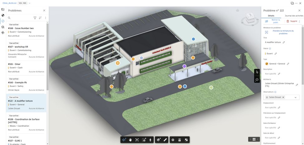 [Optimisation – Amélioration] Autodesk Construction Cloud booste la création et affichage des observations / problèmes