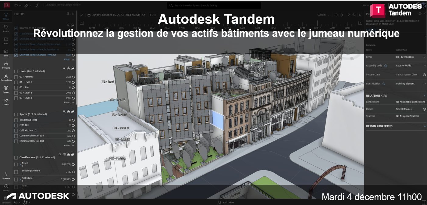 [Webinaire Autodesk] Révolutionnez la gestion de vos actifs bâtiments avec le jumeau numérique