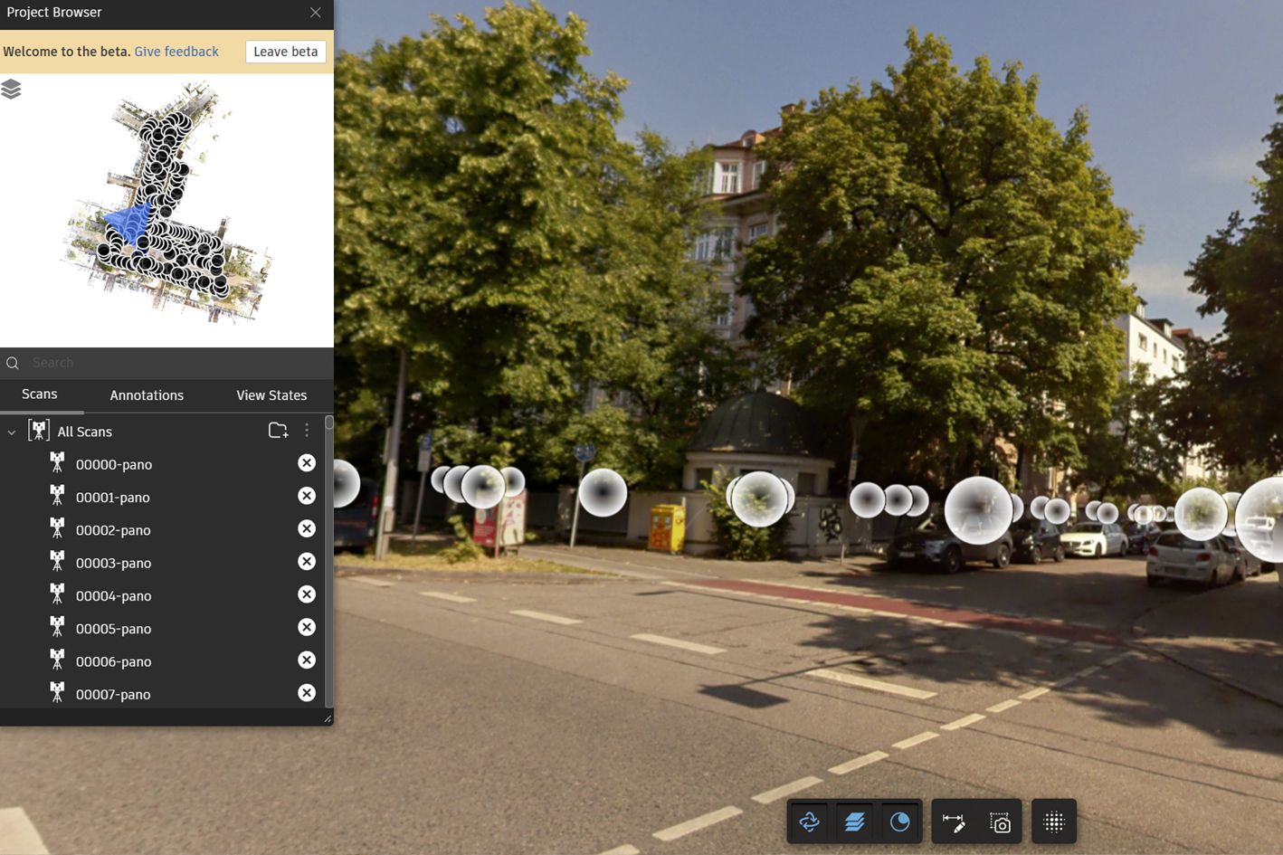 Chargement des dômes Photos 360 sur Docs : comparaison avant / après