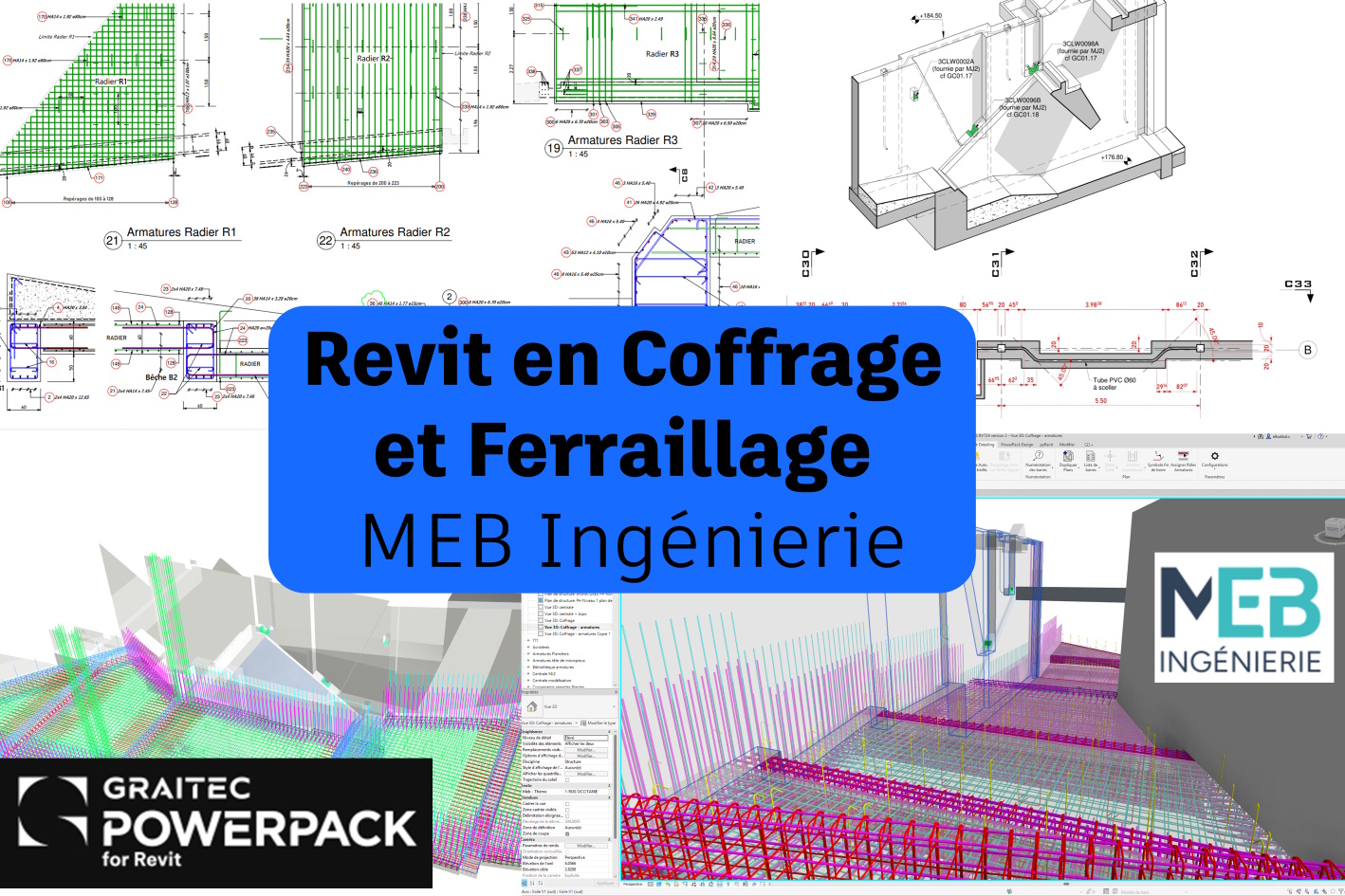 MEB Ingénierie optimise ses projets de coffrage et ferraillage avec Autodesk Revit et le GRAITEC PowerPack