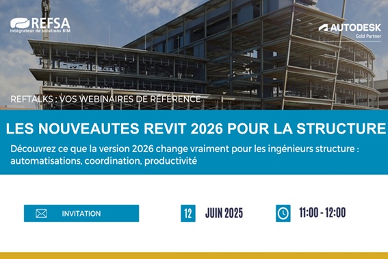 Les nouveautés Revit 2026 pour la structure