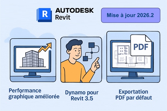 Autodesk Revit mise à jour 2026.2 : Ce qu’il faut savoir sur les dernières améliorations