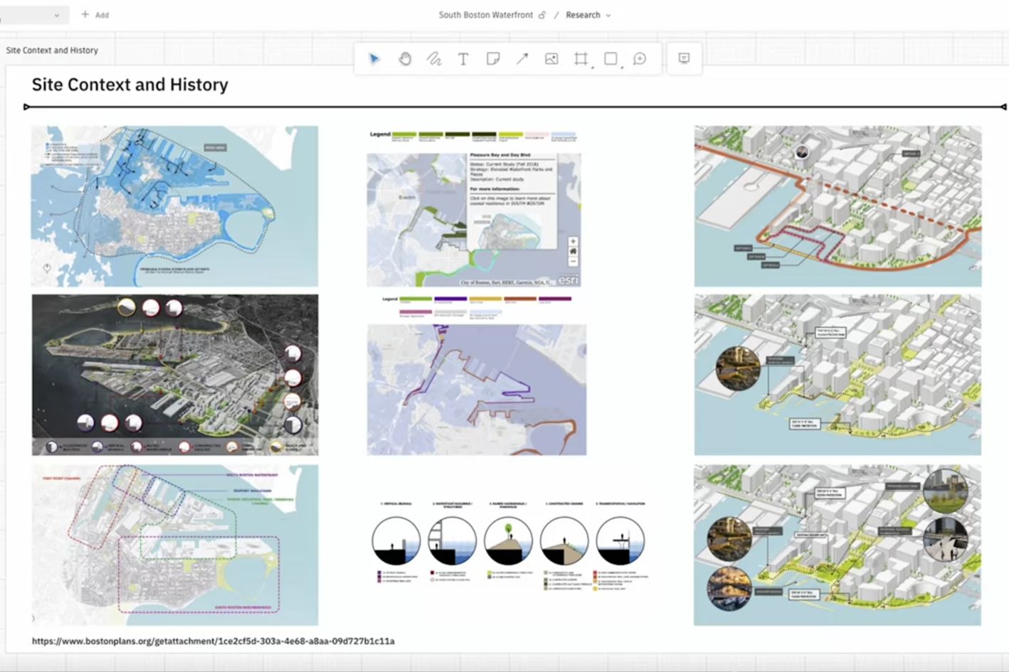 Les boards de Forma disponibles au niveau projet