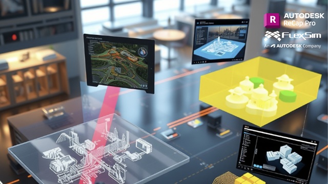 Workflow de la capture 3D à la simulation de flux de personnes