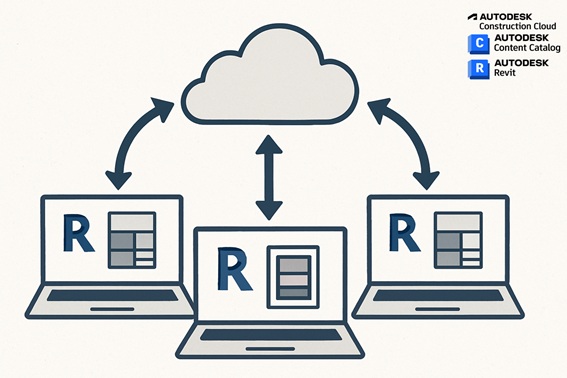 Autodesk Content Catalog prise en charge des matériaux Revit
