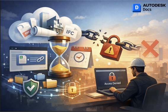 Autodesk Docs : Définissez une date d’expiration de vos liens de partage