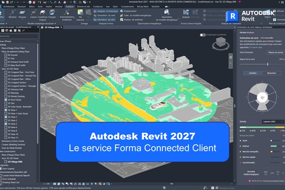 Autodesk Revit 2027 : Le service Forma Connected Client pour Revit