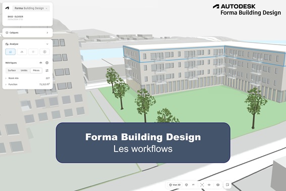 Forma Building Design : Les workflows 2/7