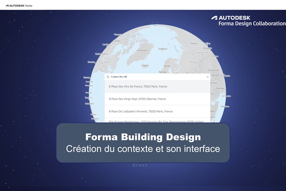 Forma Building Design : Création du contexte et son interface 3/7