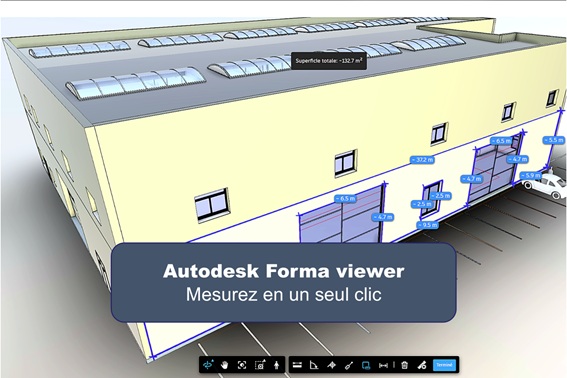 Autodesk Forma viewer : mesurez plus rapidement et plus précisément