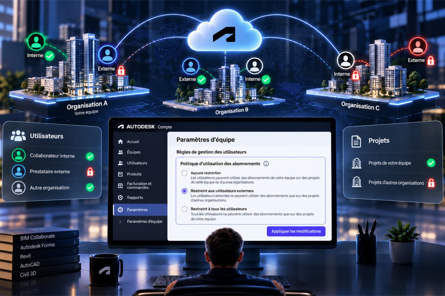Autodesk Account : contrôlez l&rsquo;utilisation de vos abonnements